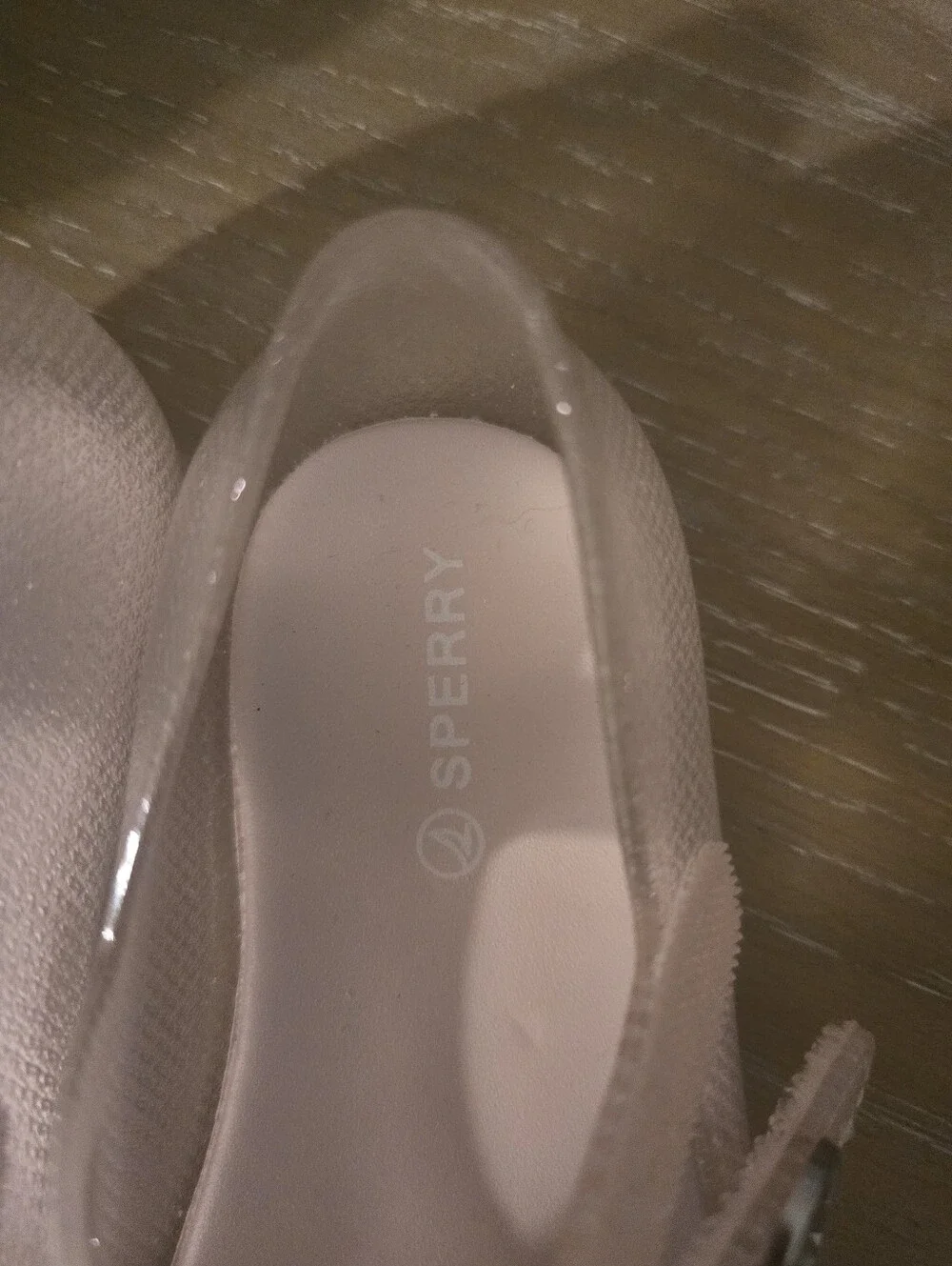 Sperry Girls' Jelly Pink Glitter Mary Jane Ballet Flats